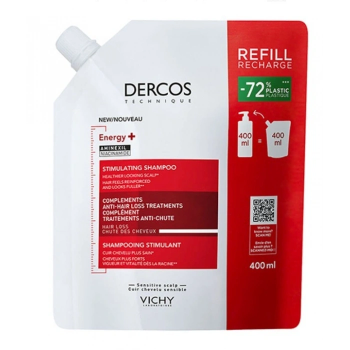 Vichy Dercos Energisant Saç Dökülmesine Karşı Şampuan Refill 400 ml