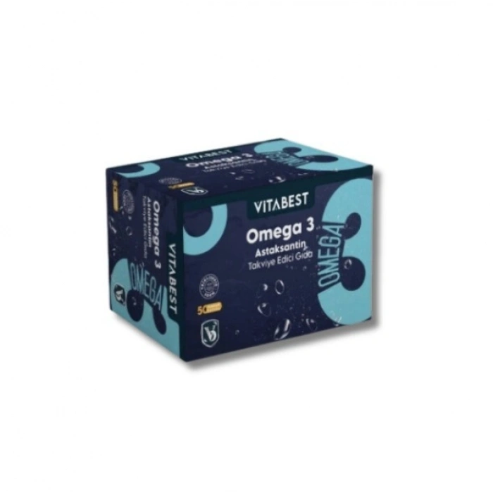Vitabest Omega 3 Astaksantin 50 Yumuşak Kapsül