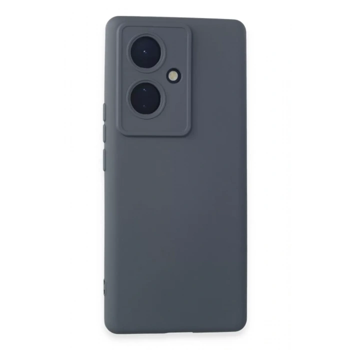Vivo V29 Lite Kılıf Nano içi Kadife Silikon - Gri