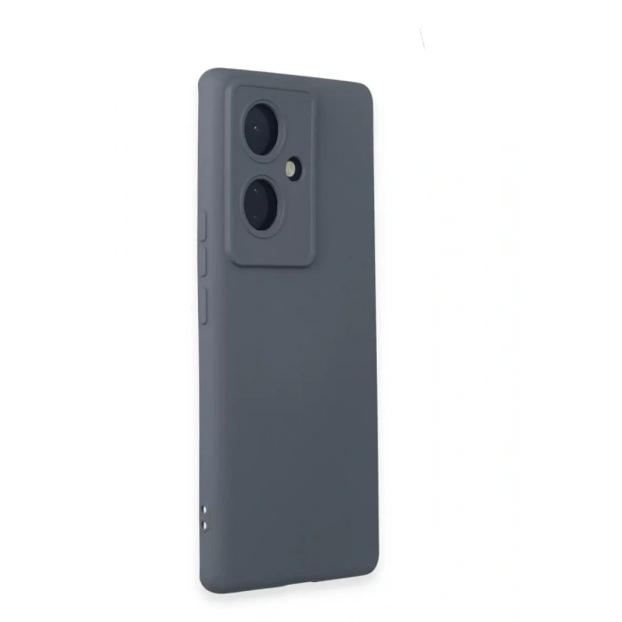 Vivo V29 Lite Kılıf Nano içi Kadife Silikon - Gri