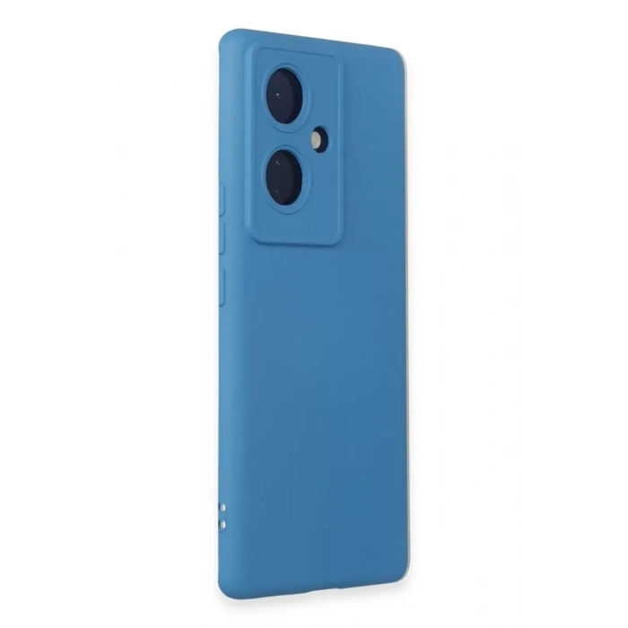 Vivo V29 Lite Kılıf Nano içi Kadife Silikon - Mavi