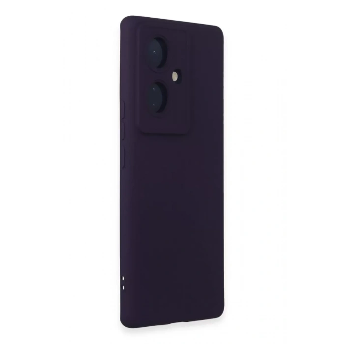 Vivo V29 Lite Kılıf Nano içi Kadife Silikon - Mor