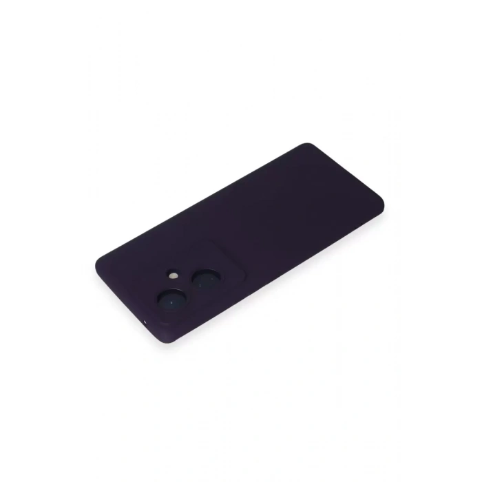 Vivo V29 Lite Kılıf Nano içi Kadife Silikon - Mor