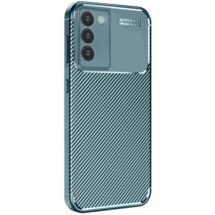 Vivo V30 Lite 4G Kılıf Auto Focus Karbon Kapak - Koyu Yeşil