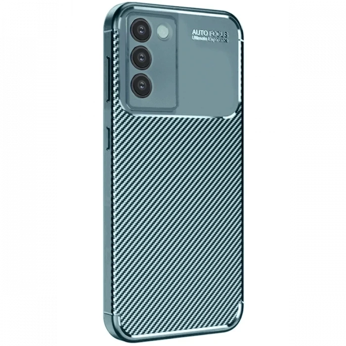 Vivo V30 Lite 4G Kılıf Auto Focus Karbon Kapak - Koyu Yeşil