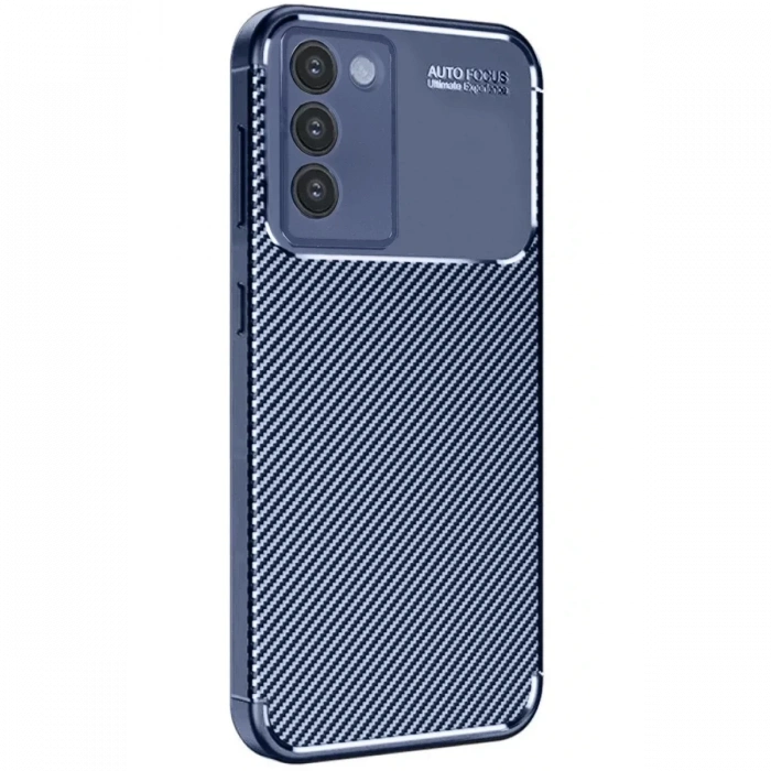 Vivo V30 Lite 4G Kılıf Auto Focus Karbon Kapak - Lacivert