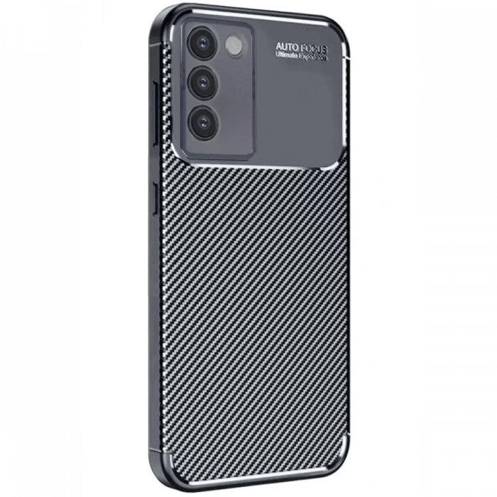 Vivo V30 Lite 4G Kılıf Auto Focus Karbon Kapak - Siyah