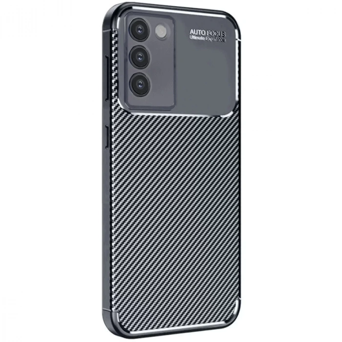 Vivo V30 Lite 4G Kılıf Auto Focus Karbon Kapak - Siyah