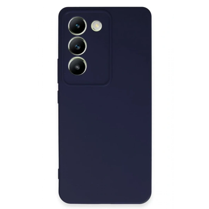 Vivo V30 Lite 4G Kılıf First Silikon - Lacivert