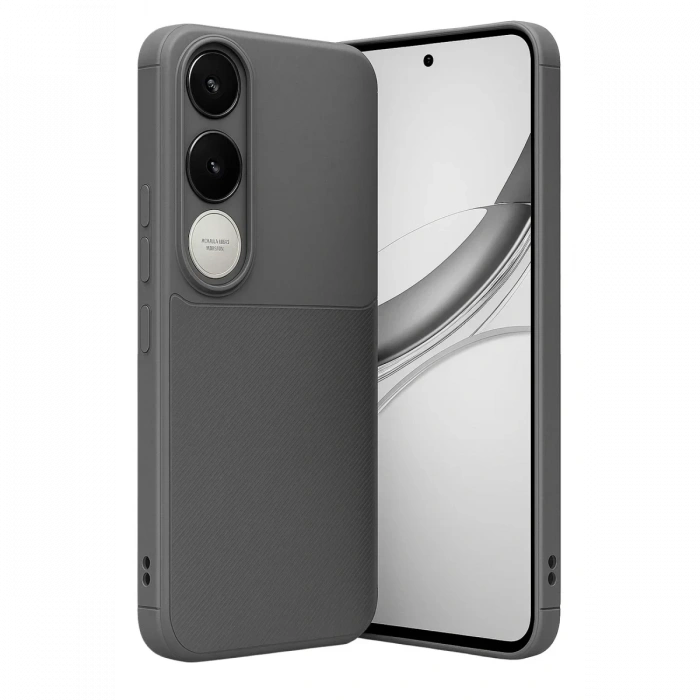Vivo V50 Lite 4G Auto Focus Karbon Kapak - Gri