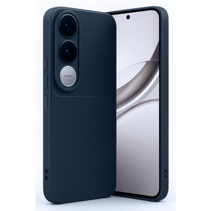 Vivo V50 Lite 4G Auto Focus Karbon Kapak - Lacivert