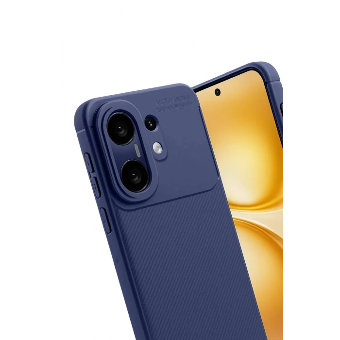 Vivo X200 FE Auto Focus Karbon Kapak - Lacivert