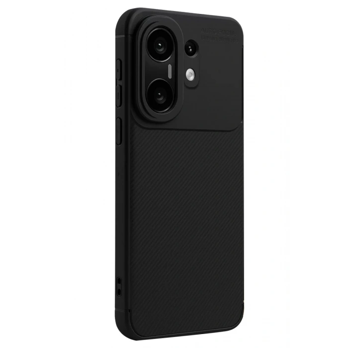 Vivo X200 FE Auto Focus Karbon Kapak - Siyah