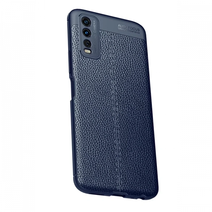 Vivo Y11S Kılıf Auto Focus Kapak - Lacivert