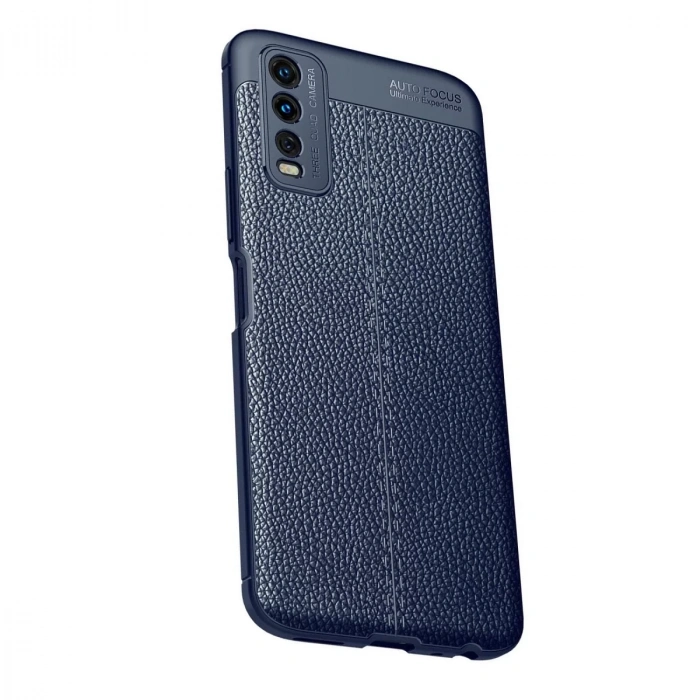 Vivo Y11S Kılıf Auto Focus Kapak - Lacivert