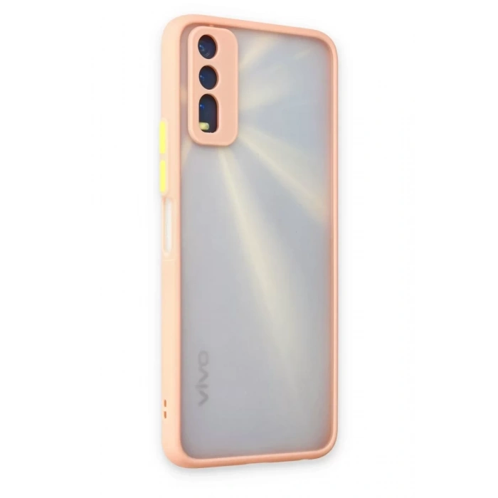 Vivo Y11S Kılıf Montreal Silikon Kapak - Pembe