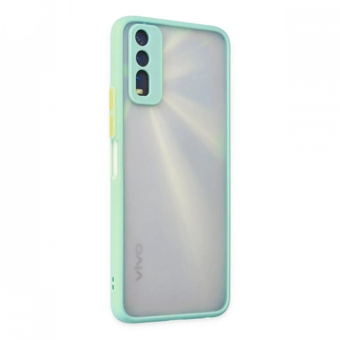 Vivo Y11S Kılıf Montreal Silikon Kapak - Turkuaz