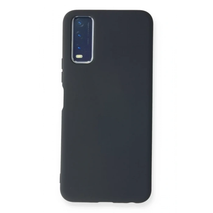 Vivo Y11S Kılıf Nano içi Kadife Silikon - Lacivert