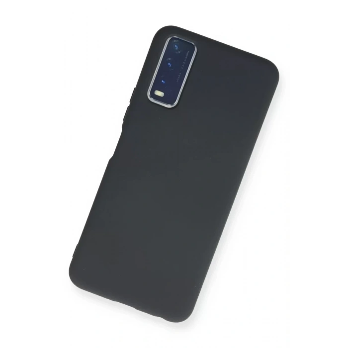 Vivo Y11S Kılıf Nano içi Kadife Silikon - Lacivert