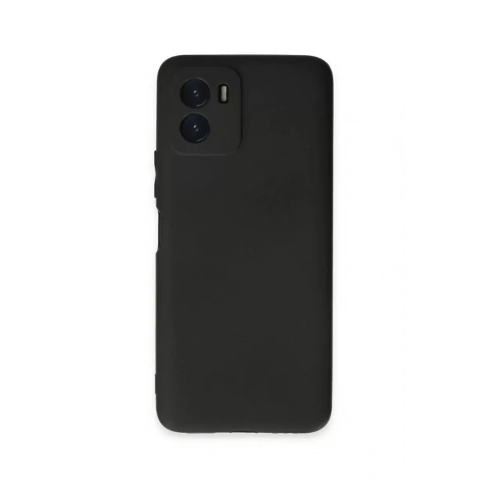 Vivo Y15S Kılıf First Silikon - Siyah