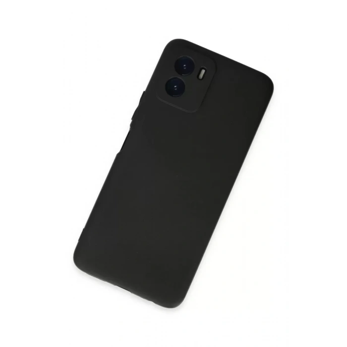 Vivo Y15S Kılıf First Silikon - Siyah