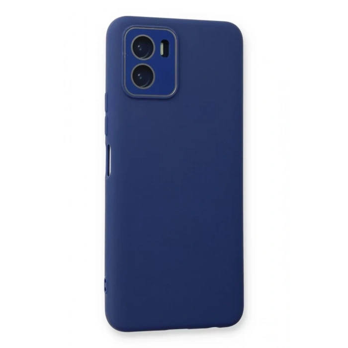 Vivo Y15S Kılıf Lansman Glass Kapak - Sky Blue