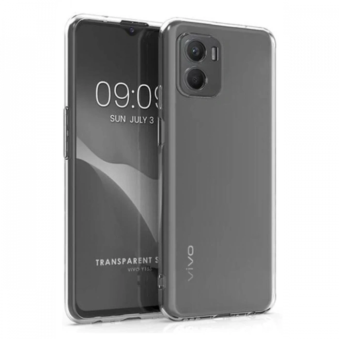 Vivo Y15S Kılıf Lüx Şeffaf Silikon