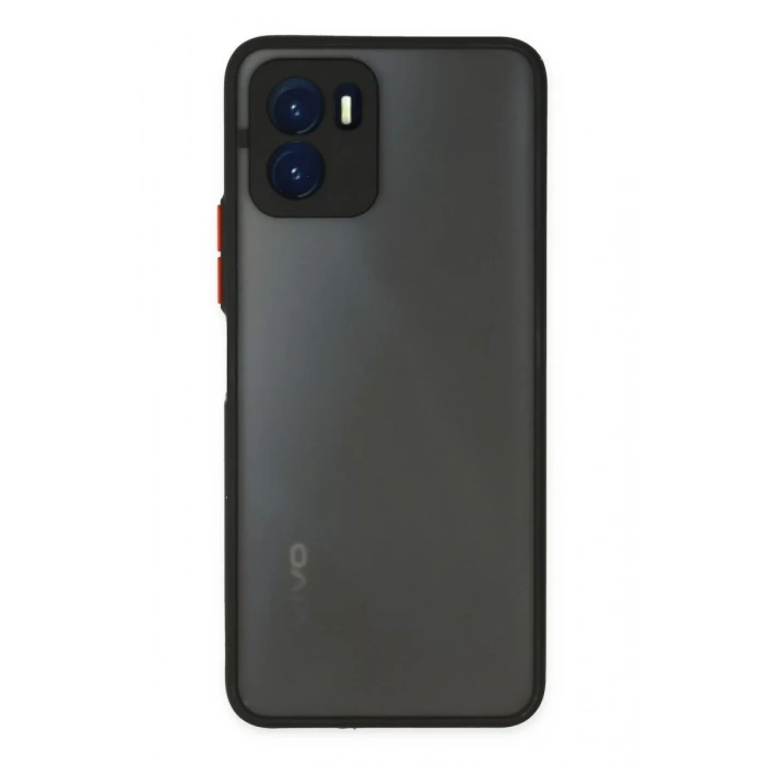 Vivo Y15S Kılıf Montreal Silikon Kapak - Siyah