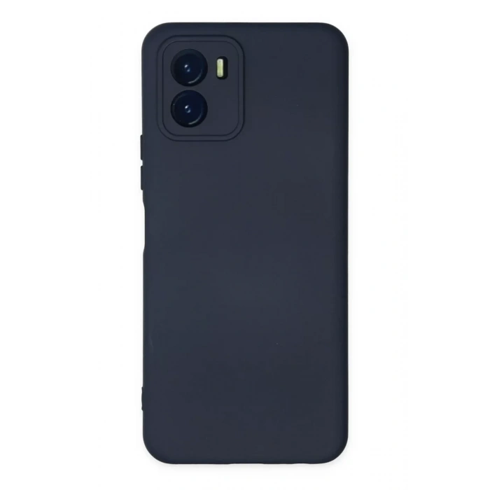 Vivo Y15S Kılıf Nano içi Kadife Silikon - Lacivert