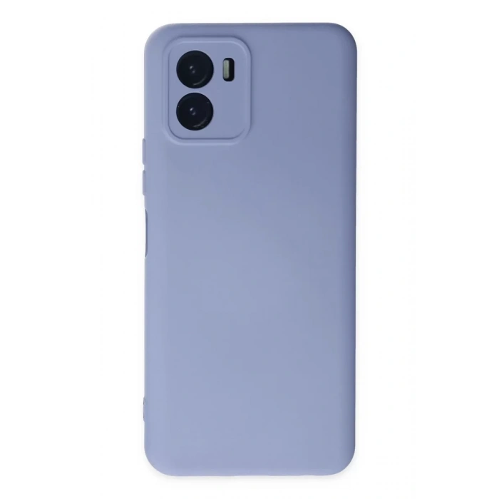 Vivo Y15S Kılıf Nano içi Kadife Silikon - Lila