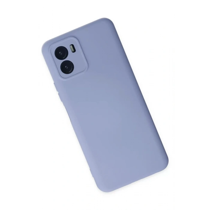 Vivo Y15S Kılıf Nano içi Kadife Silikon - Lila