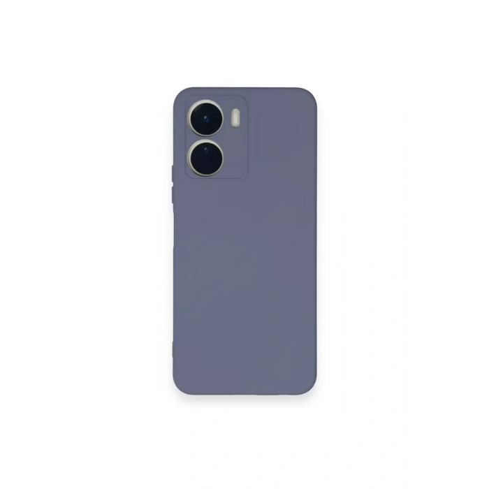 Vivo Y16 Kılıf Nano içi Kadife Silikon - Gri