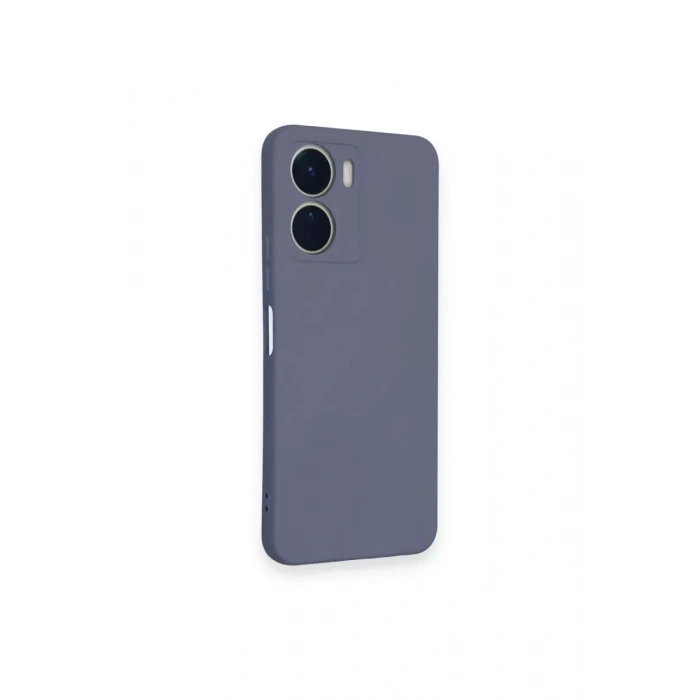 Vivo Y16 Kılıf Nano içi Kadife Silikon - Gri