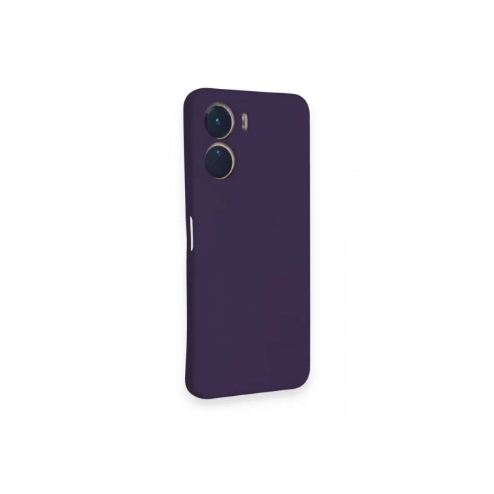 Vivo Y16 Kılıf Nano içi Kadife Silikon - Mor