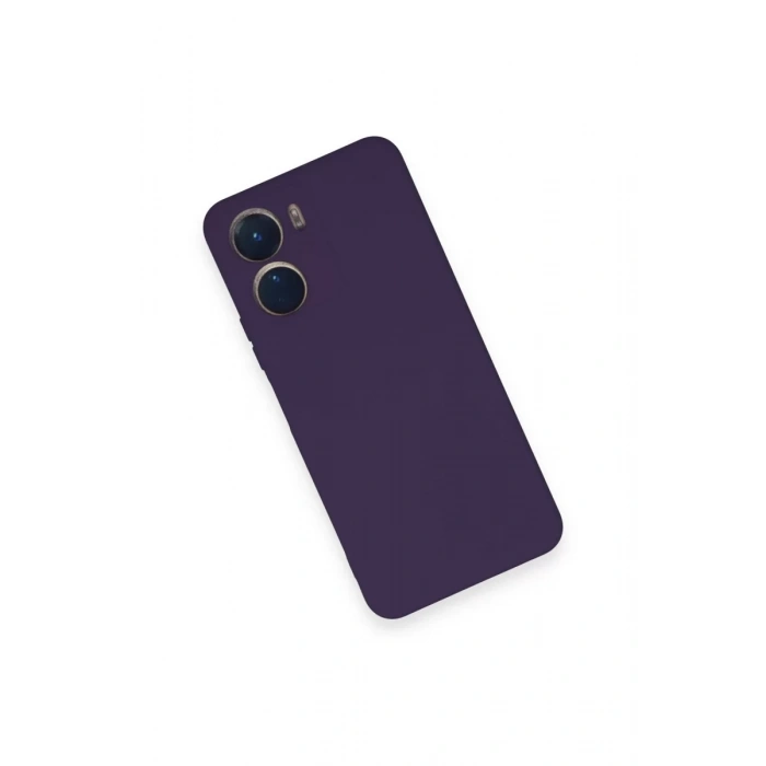 Vivo Y16 Kılıf Nano içi Kadife Silikon - Mor