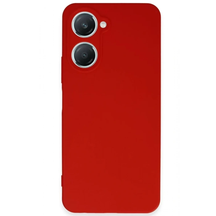 Vivo Y18 Kılıf First Silikon - Kırmızı