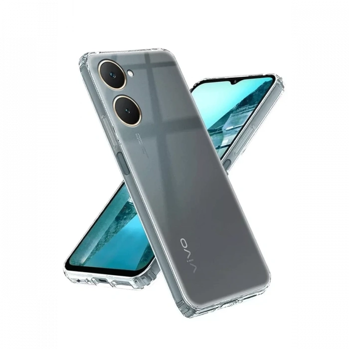 Vivo Y18 Kılıf Lüx Şeffaf Silikon