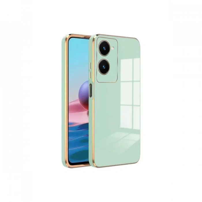 Vivo Y18 Kılıf Volet Silikon - Açık Yeşil