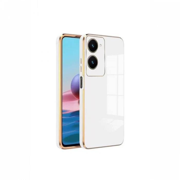 Vivo Y18 Kılıf Volet Silikon - Beyaz