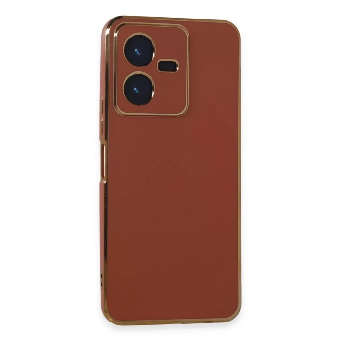 Vivo Y22 2022 Kılıf Volet Silikon - Kırmızı