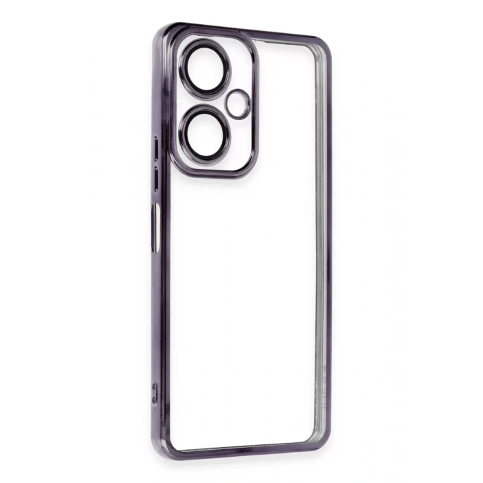 Vivo Y27 Kılıf Lensli Silikon - Mor