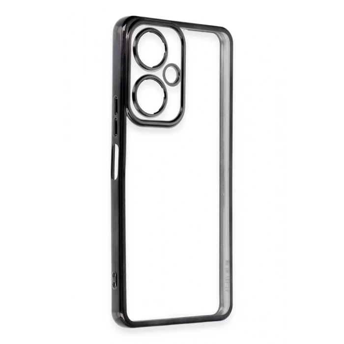 Vivo Y27 Kılıf Lensli Silikon - Siyah