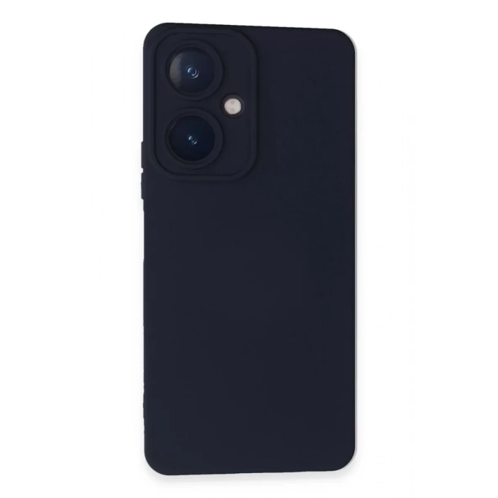 Vivo Y27 Kılıf Nano içi Kadife Silikon - Lacivert
