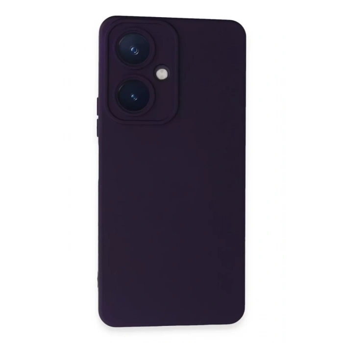 Vivo Y27 Kılıf Nano içi Kadife Silikon - Mor