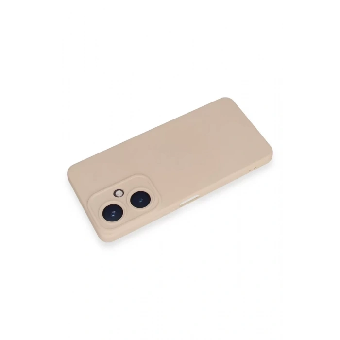 Vivo Y27 Kılıf Nano içi Kadife Silikon - Pudra