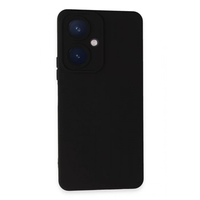 Vivo Y27 Kılıf Nano içi Kadife Silikon - Siyah