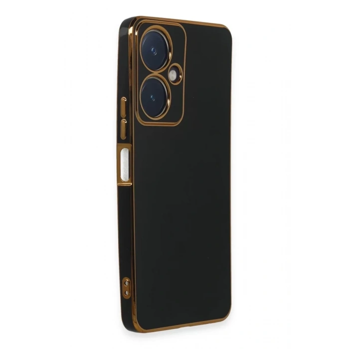 Vivo Y27 Kılıf Volet Silikon - Siyah