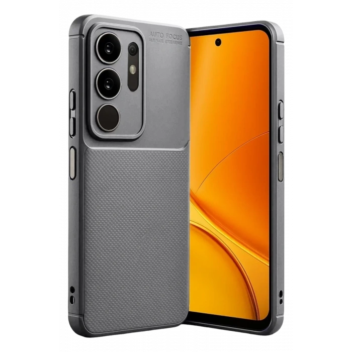 Vivo Y29 4G Auto Focus Karbon Kapak - Gri