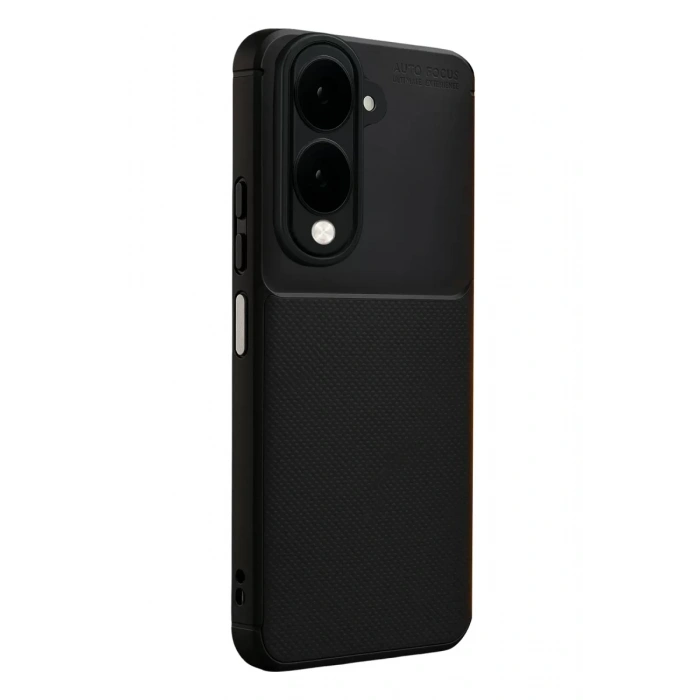 Vivo Y29S Auto Focus Karbon Kapak - Siyah