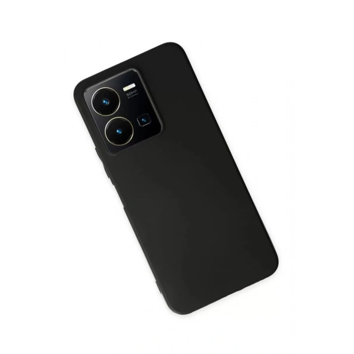 Vivo Y35 Kılıf First Silikon - Siyah
